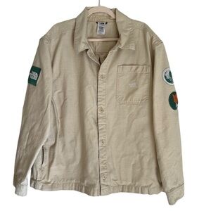 The North Face Men’s Camp Patch Shirt Jacket Tan Khaki XL Gorpcore Outdoor